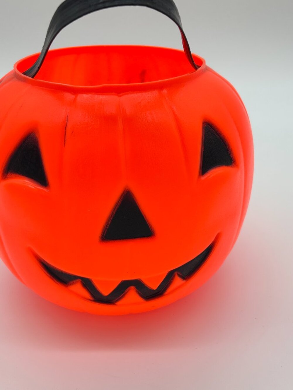 VTG Empire Blow Mold Jack O’Lantern Candy Bucket Pumpkin TrickOrTreat Pail 1980 - Picture 9 of 9
